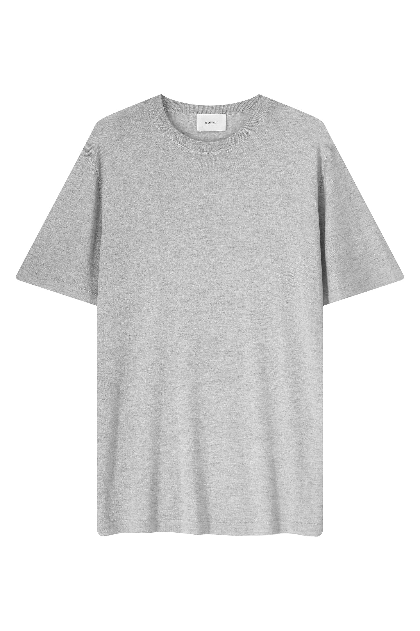 #2314 - Mens Heavy Knitted T-Shirt in Silk and Cashmere