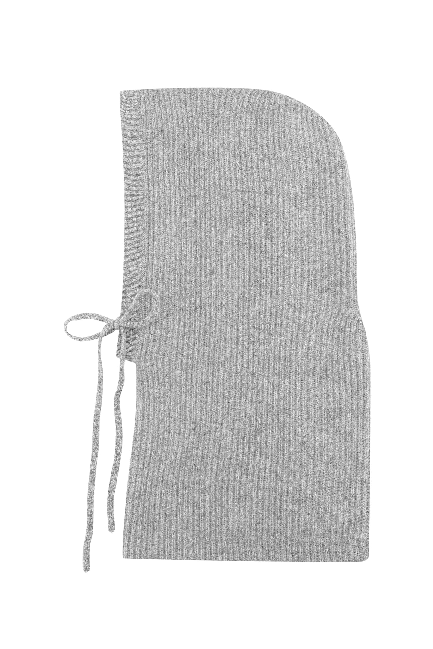 #2911 - Ribbed Balaclava in pure Cashmere