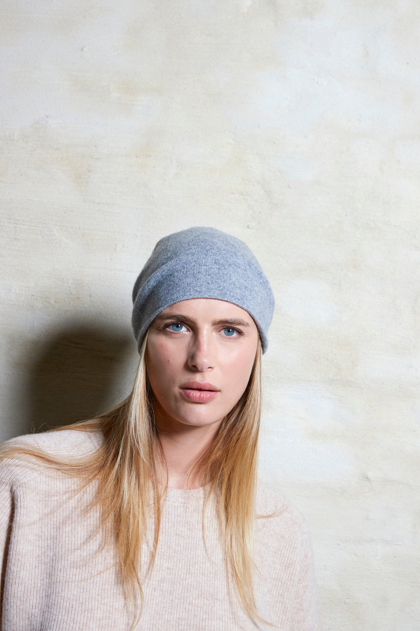 #2910 - Jersey roll Hat in Cashmere