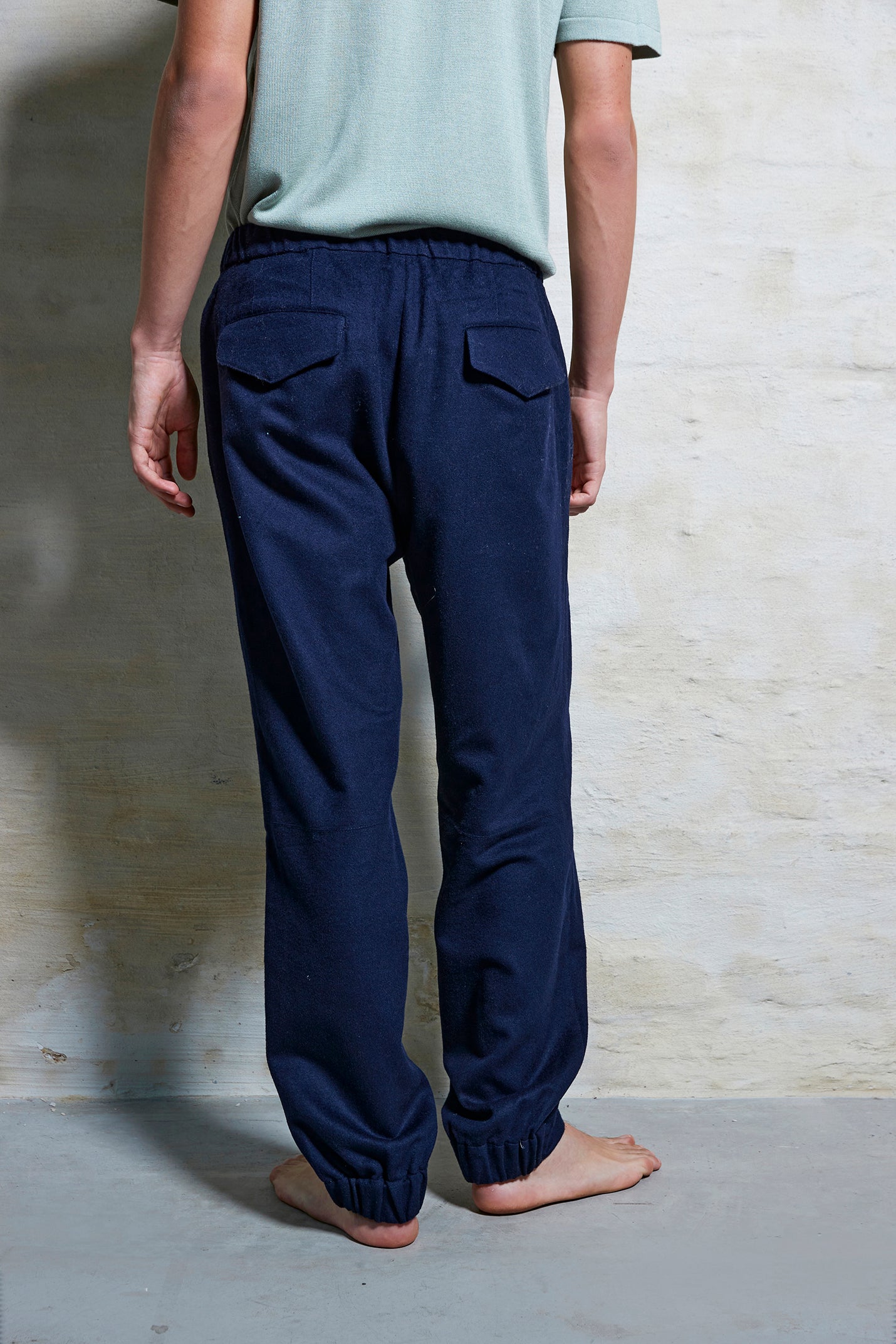 #2316 - Mens Regular Fit Trousers in Merino Wool