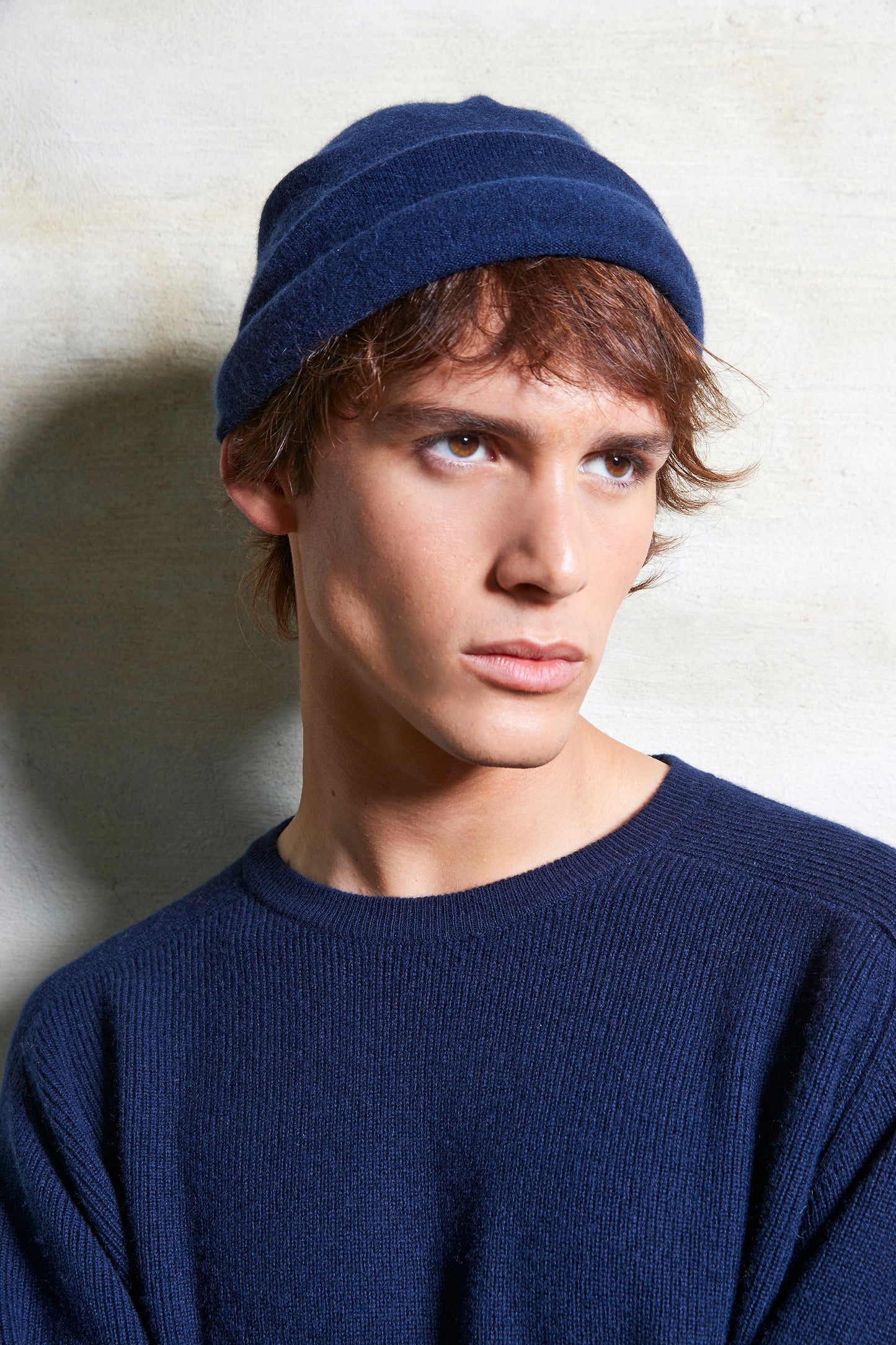 #2910 - Jersey roll Hat in Cashmere