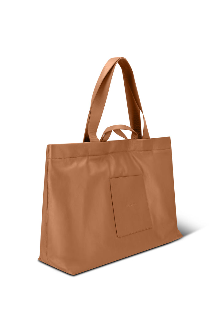 SHOPPER LARGE COGNAC