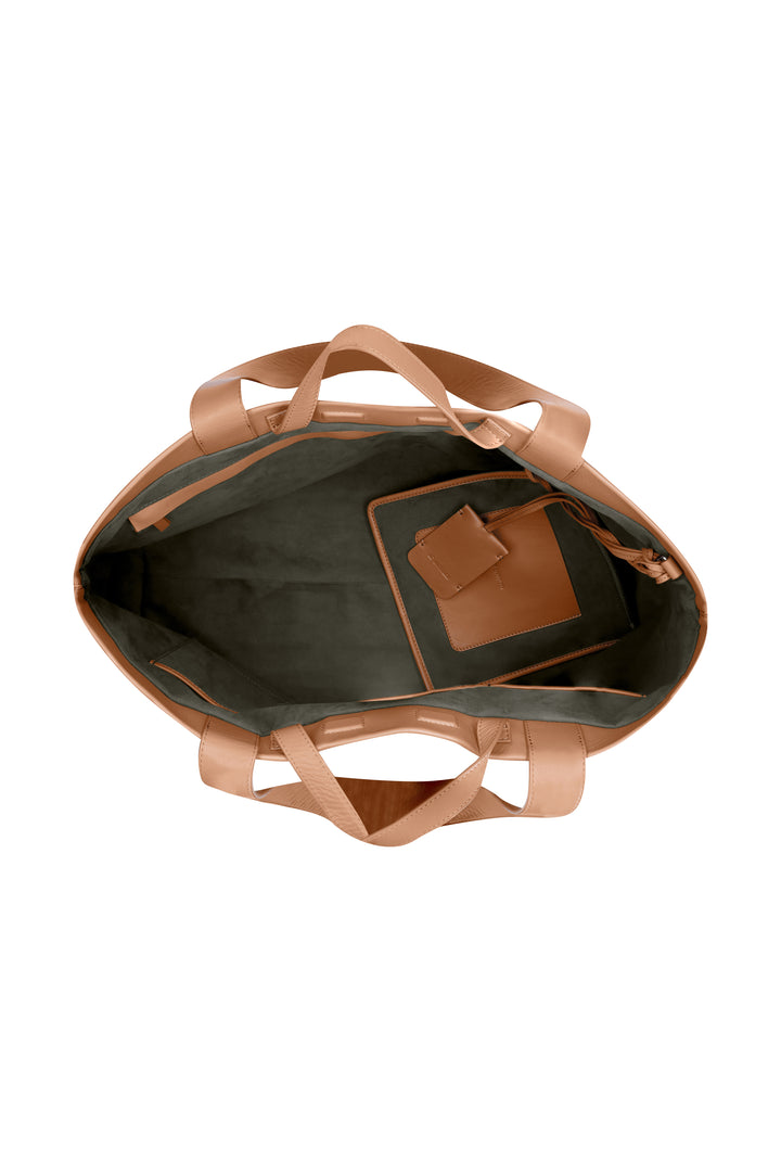 SHOPPER LARGE COGNAC
